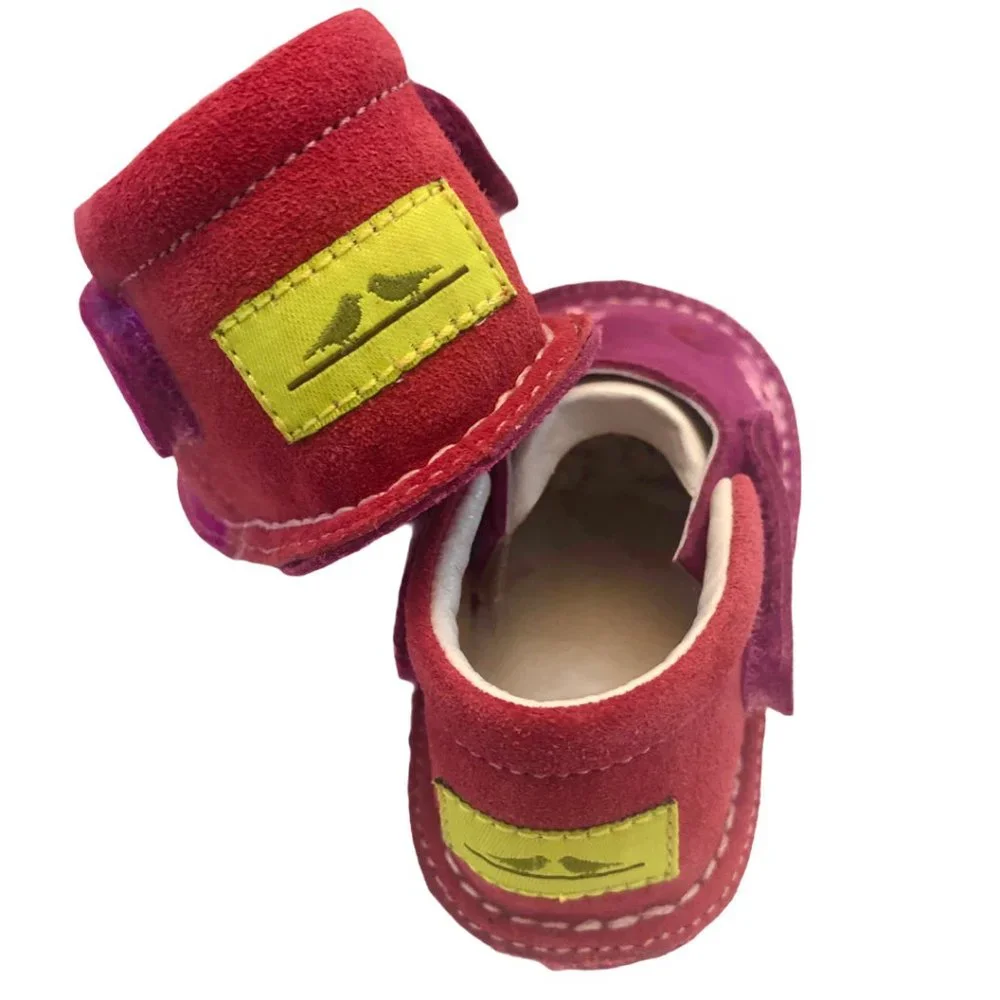 Pipit Eco-Friendly Suede Floral Baby Shoes